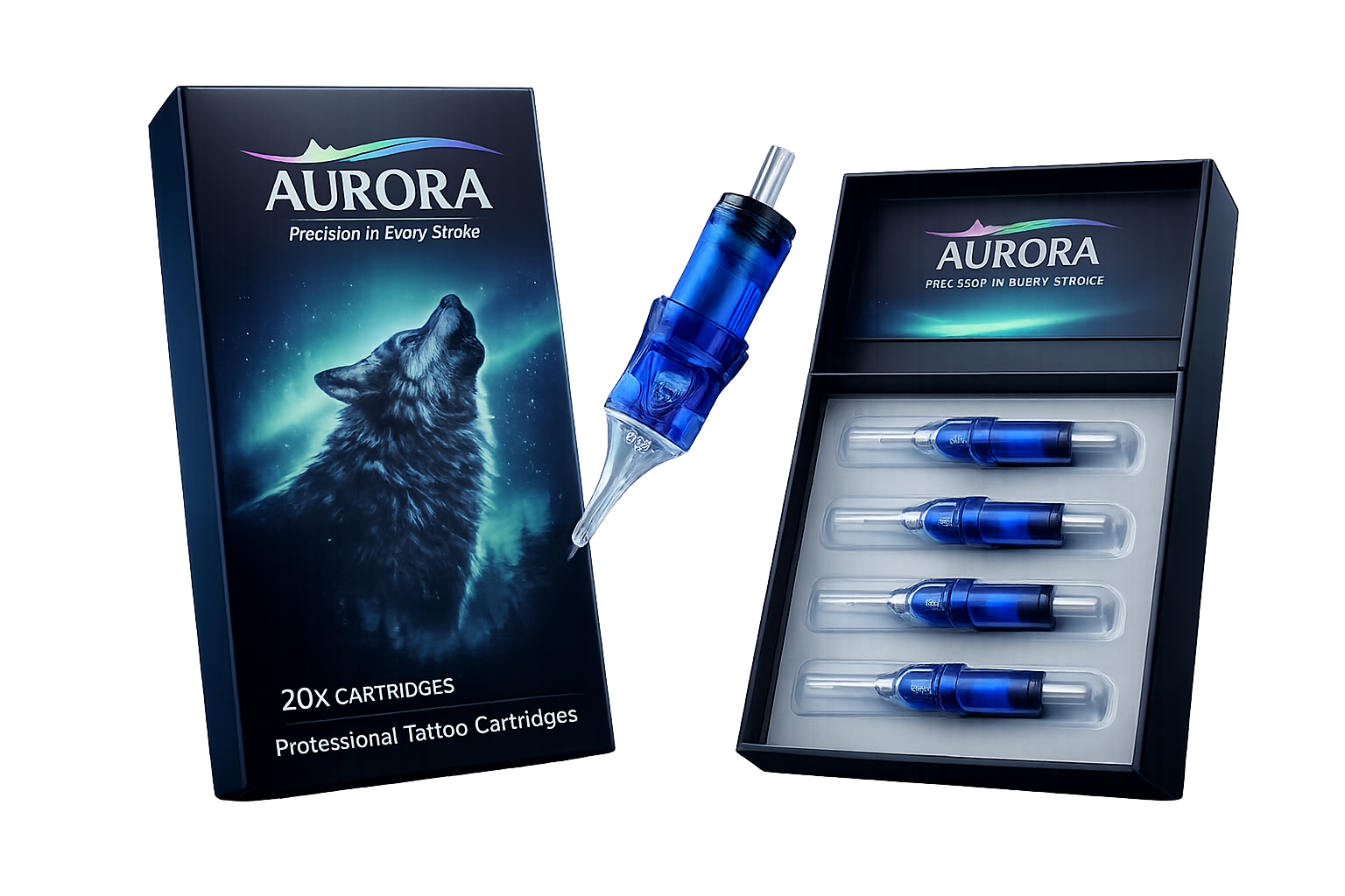 Aurora Tattoo Needle Cartridges - Round Liner