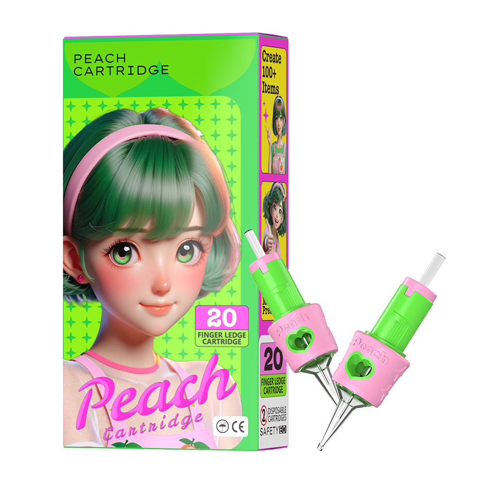 PEACH Tattoo Needle Cartridges - Round Liner