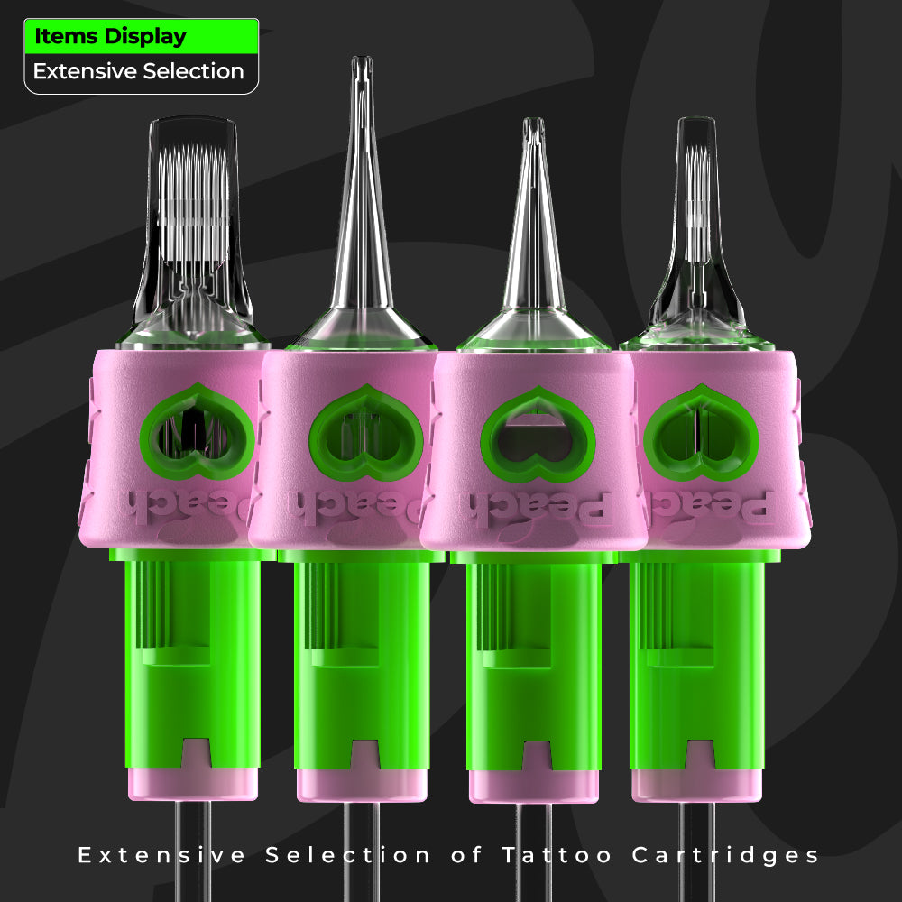PEACH Tattoo Needle Cartridges - Round Liner