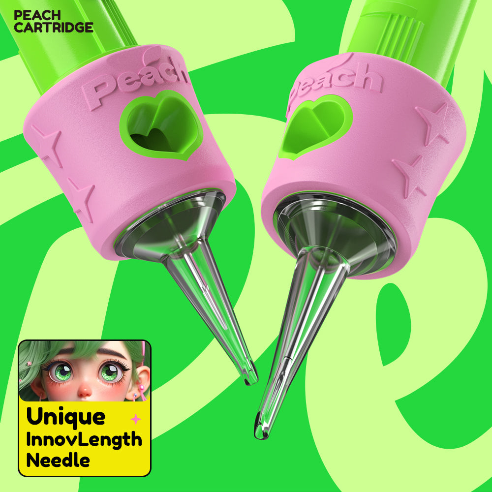 PEACH Tattoo Needle Cartridges - Round Liner