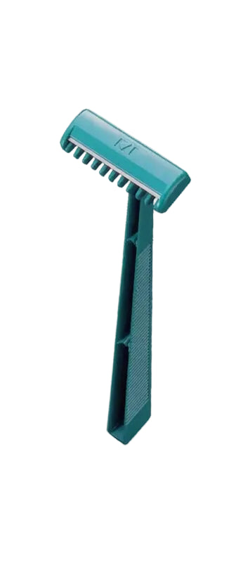 Kai Single Sided Medical Prep Razor Green. Box of 100
