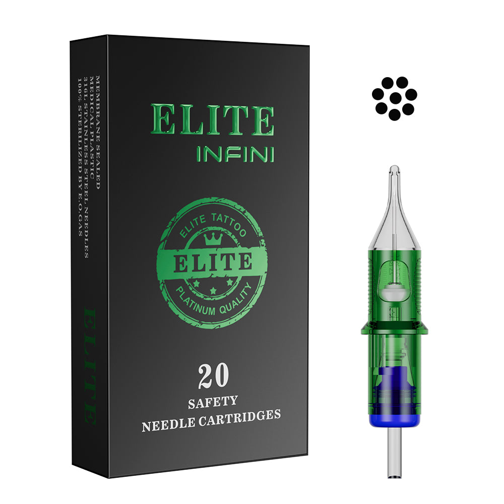 ELITE INFINI Tattoo Needle Cartridges - Round Shader