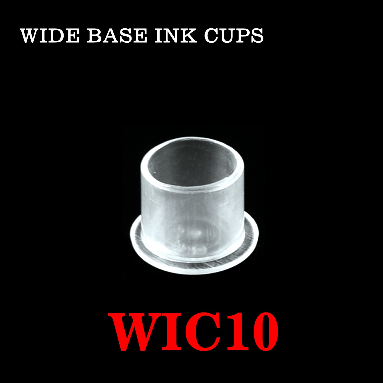 ELITE Clear Wide Base Ink Cups