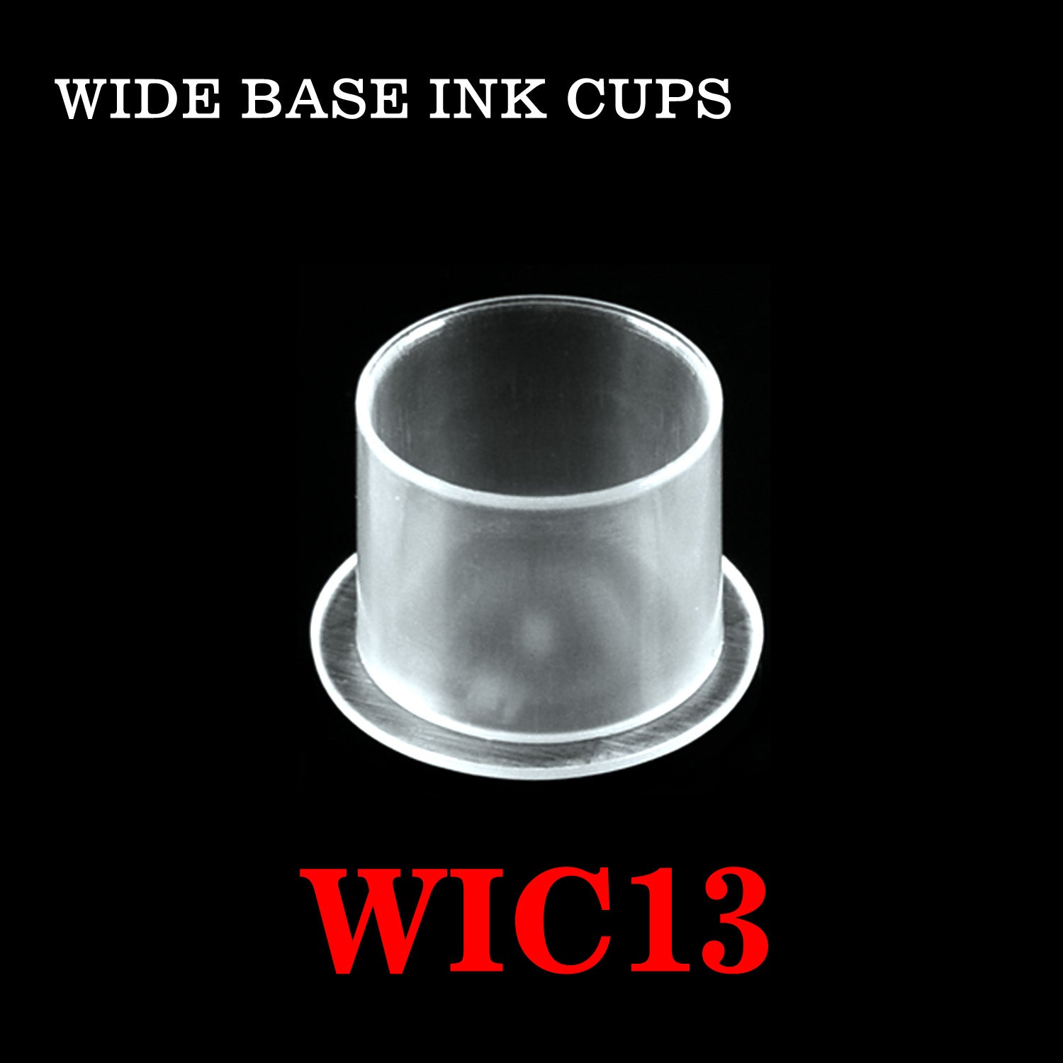 ELITE Clear Wide Base Ink Cups