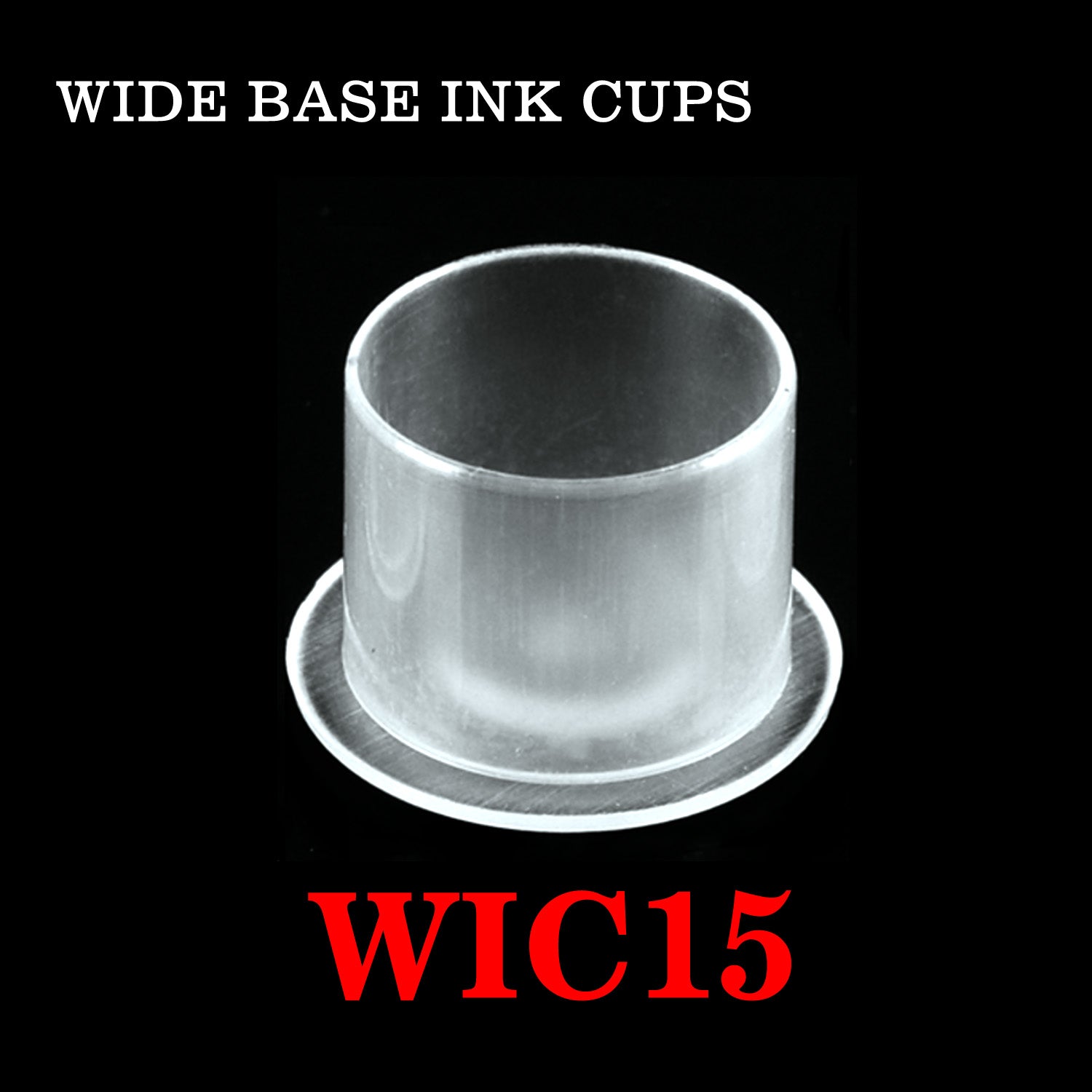 ELITE Clear Wide Base Ink Cups