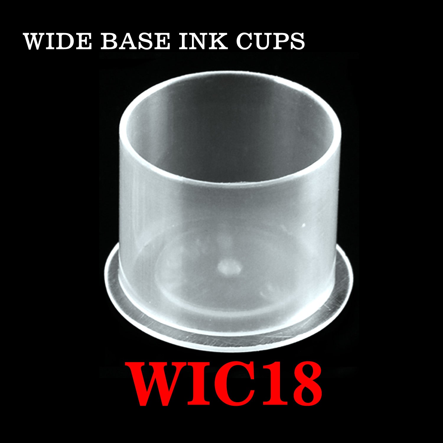 ELITE Clear Wide Base Ink Cups