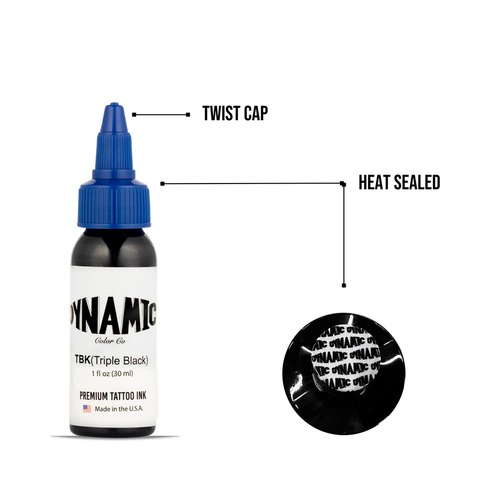 Dynamic Tattoo Ink Triple Black 8oz
